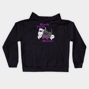 Black Lives Matter Corona Cats Kids Hoodie